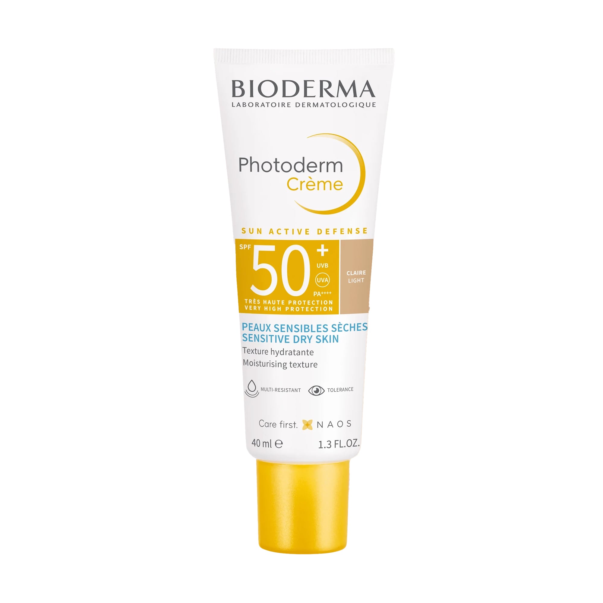 Сонцезахисний тональний крем для обличчя Bioderma Photoderm Cream Sensitive Dry Skin SPF 50+ Light, 40 мл