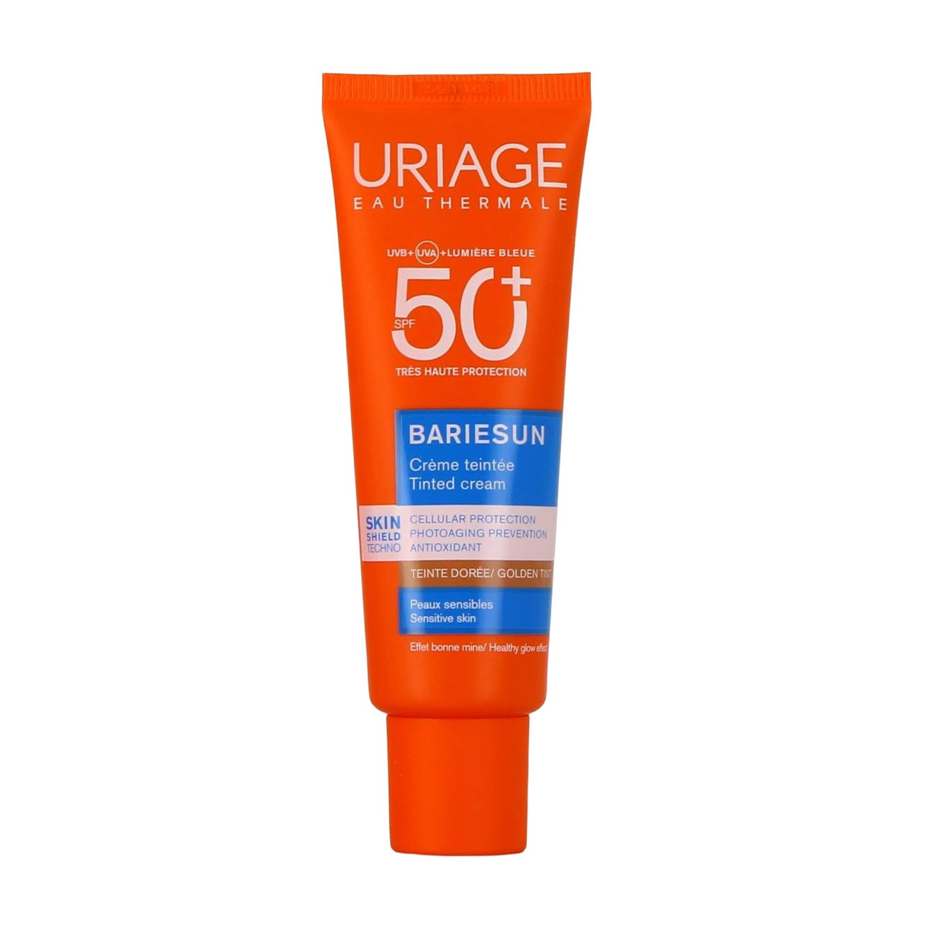 Сонцезахисний тональний крем для обличчя Uriage Bariesun Tinted Cream SPF 50+, Golden, 50 мл